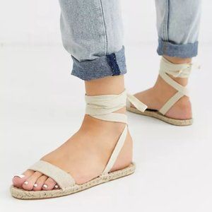 ASOS Lace up Espadrille Sandals